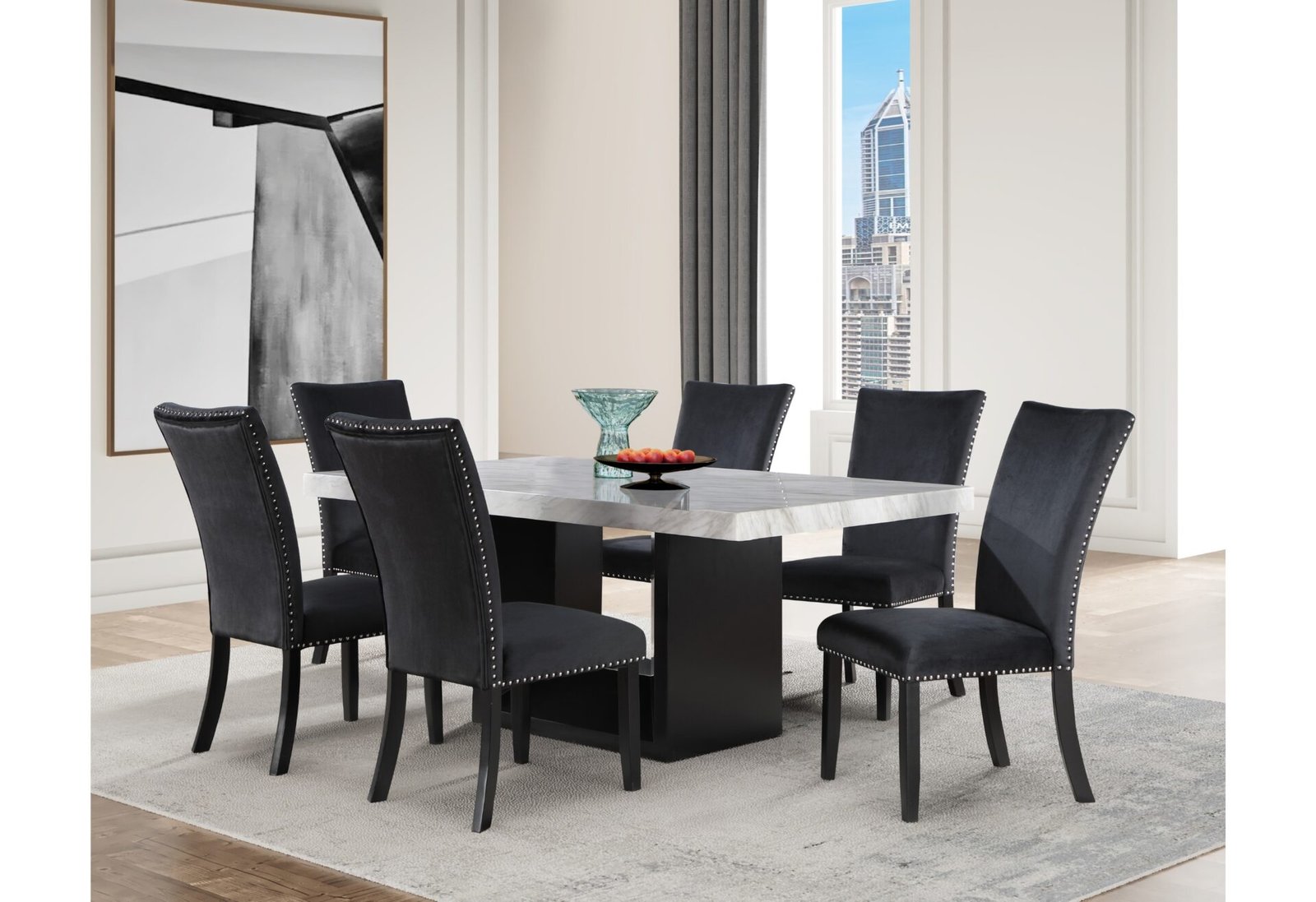 DF02 DINING TABLE + DF03DC BLACK